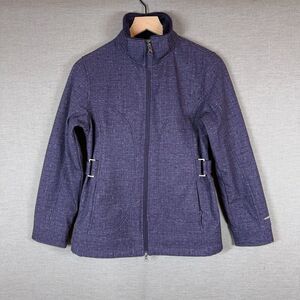 Free County Live in it! Womens Faux Fur Lining Coat Size Small Purple‎ Full Zip